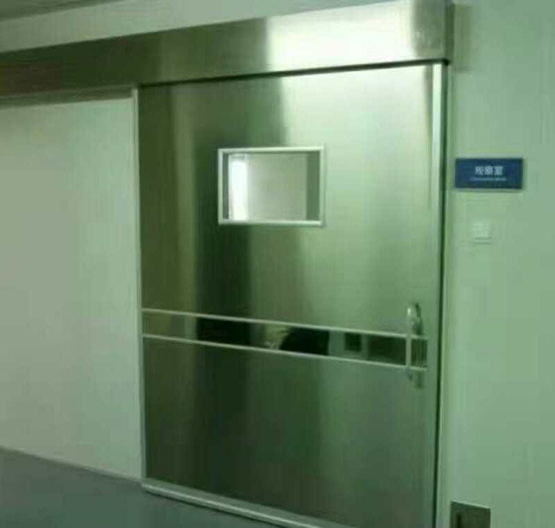 Stainless steel automatic sliding door