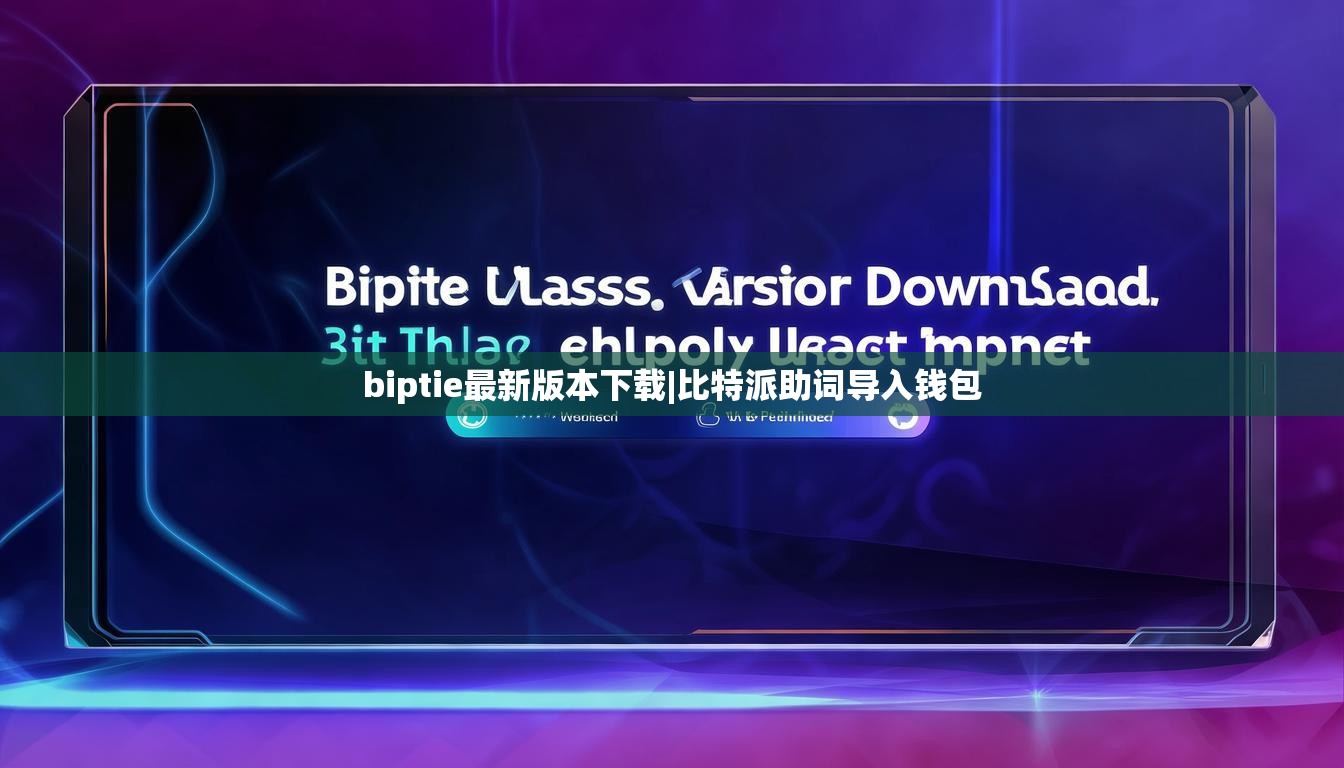 biptie最新版本下载|比特派助词导入钱包  第1张