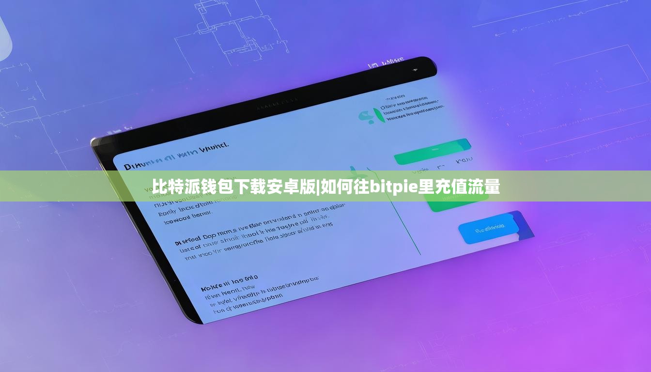 比特派钱包下载安卓版|如何往bitpie里充值流量  第1张