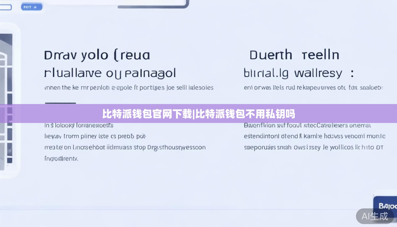比特派钱包官网下载|比特派钱包不用私钥吗  第1张