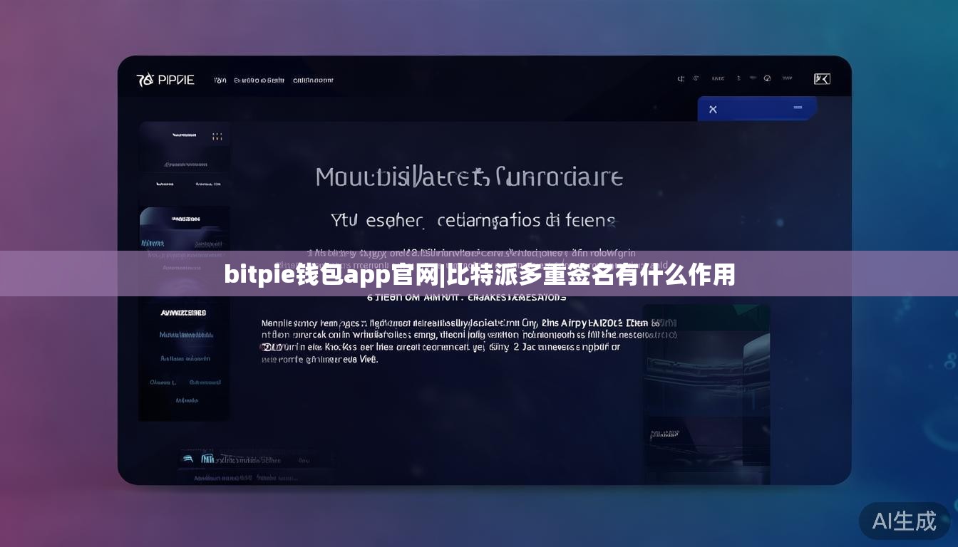 bitpie钱包app官网|比特派多重签名有什么作用  第1张