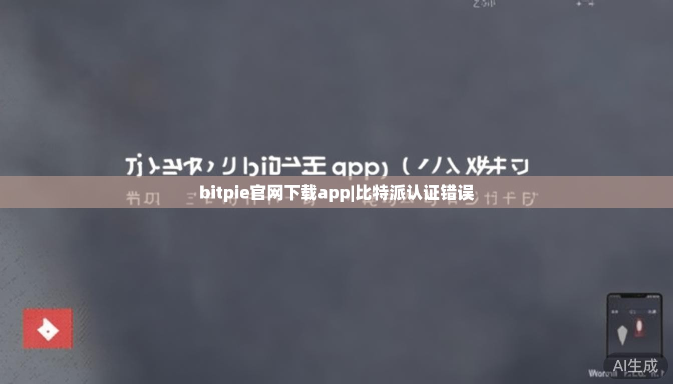 bitpie官网下载app|比特派认证错误  第1张