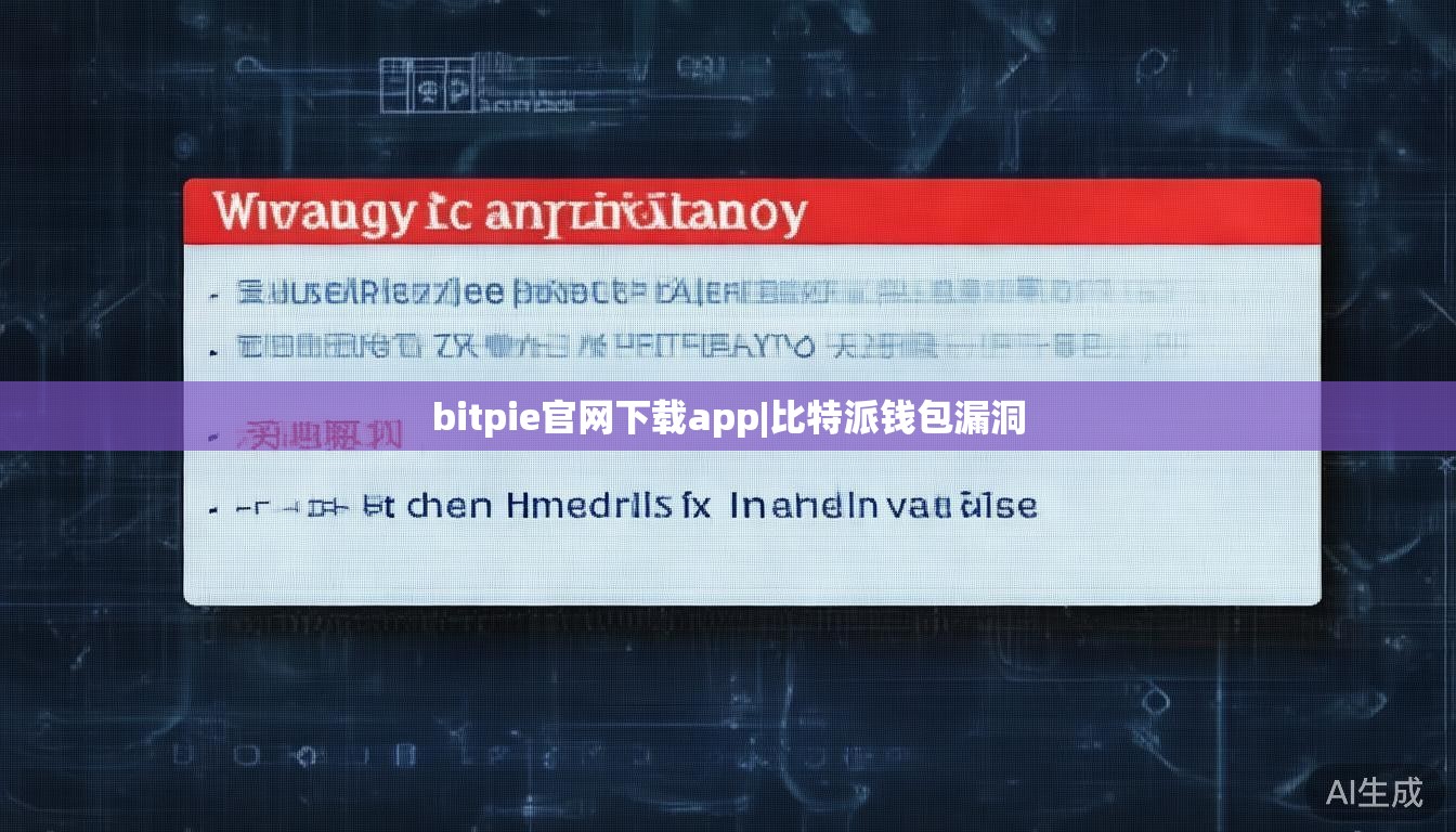 bitpie官网下载app|比特派钱包漏洞  第1张