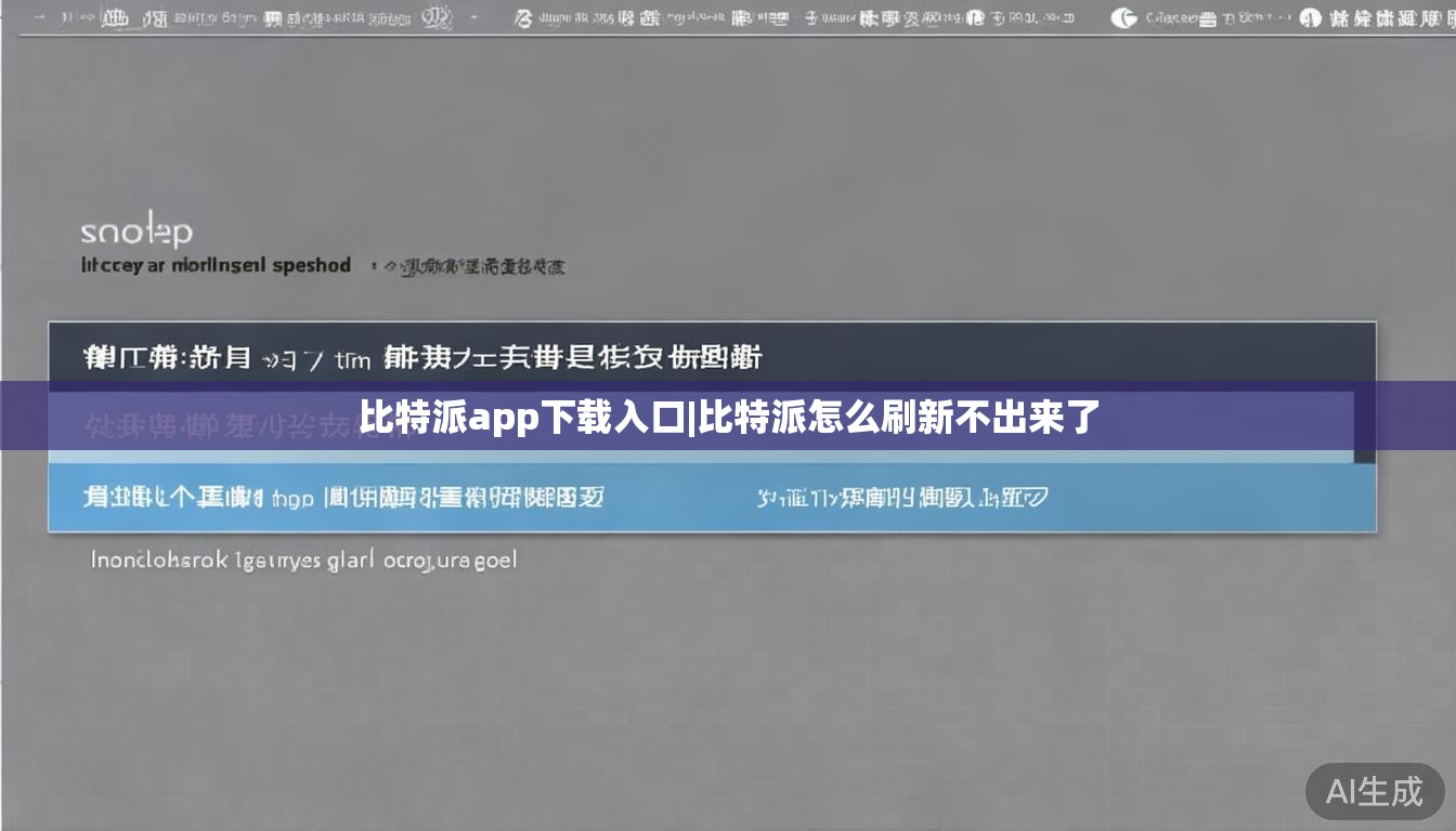 比特派app下载入口|比特派怎么刷新不出来了  第1张